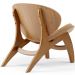 Kit 2 Poltronas Decorativa Orgânica Sala Living Kadosh L02 Bouclê Mostarda - Lyam Decor