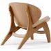 Kit 2 Poltronas Decorativa Orgânica Sala Living Kadosh L02 Linho Bege Escuro - Lyam Decor
