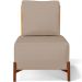 Kit 2 Poltronas Decorativa Sala Estar Living Hungria L02 Couríssimo Whisky Linho Bege Escuro - Lyam