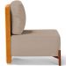 Kit 2 Poltronas Decorativa Sala Estar Living Hungria L02 Couríssimo Whisky Linho Bege Escuro - Lyam