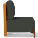 Kit 2 Poltronas Decorativa Sala Estar Living Hungria L02 Couríssimo Whisky Linho Verde Musgo - Lyam