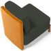Kit 2 Poltronas Decorativa Sala Estar Living Hungria L02 Couríssimo Whisky Linho Verde Musgo - Lyam