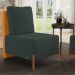 Kit 2 Poltronas Decorativa Sala Estar Living Hungria L02 Couríssimo Whisky Suede Verde Musgo - Lyam