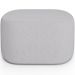 Kit 2 Puffs Decorativos Orgânico para Living Quarto 70cm Doha W01 Linho Cinza - Lyam Decor