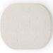 Kit 2 Puffs Decorativos Orgânico para Living Quarto 70cm Doha W01 Linho Cru - Lyam Decor