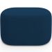 Kit 2 Puffs Decorativos Orgânico para Living Quarto 70cm Doha W01 Suede Azul Marinho - Lyam Decor
