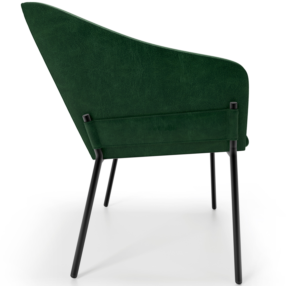 Kit 3 Cadeiras Para Sala de Jantar Estar Living Olívia L02 Couríssimo Verde - Lyam Decor