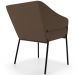 Kit 3 Cadeiras Para Sala de Jantar Estar Living Olívia L02 Suede Marrom - Lyam Decor