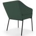 Kit 3 Cadeiras Para Sala de Jantar Estar Living Olívia L02 Suede Verde - Lyam Decor