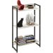 Kit 3 Estantes Multiuso Escritório Industrial 3 Prateleiras Areta 104x60cm C01 Snow - Lyam Decor
