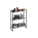 Kit 3 Estantes Multiuso Escritório Industrial 3 Prateleiras Areta 104x80cm C01 Snow - Lyam Decor