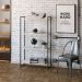 Kit 3 Estantes Multiuso Escritório Industrial 4 Prateleiras Areta 145x80cm C01 Snow - Lyam Decor