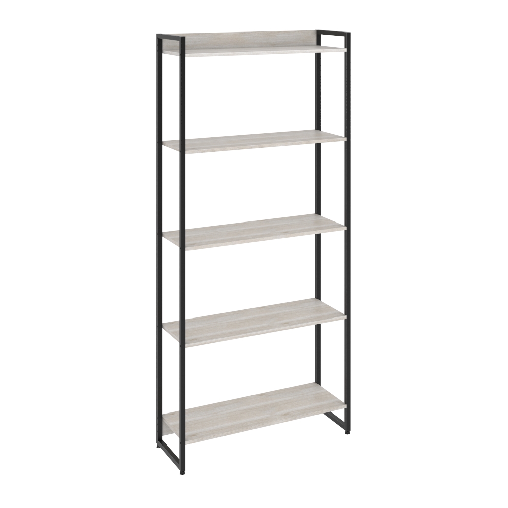 Kit 3 Estantes Multiuso Escritório Industrial 5 Prateleiras Areta 186x80cm C01 Snow - Lyam Decor
