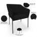 Kit 4 Cadeiras Para Sala de Jantar Estar Living Olívia L02 Bouclê Preto - Lyam Decor