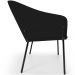 Kit 4 Cadeiras Para Sala de Jantar Estar Living Olívia L02 Bouclê Preto - Lyam Decor