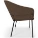 Kit 4 Cadeiras Para Sala de Jantar Estar Living Olívia L02 Suede Marrom - Lyam Decor