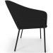 Kit 4 Cadeiras Para Sala de Jantar Estar Living Olívia L02 Suede Preto - Lyam Decor