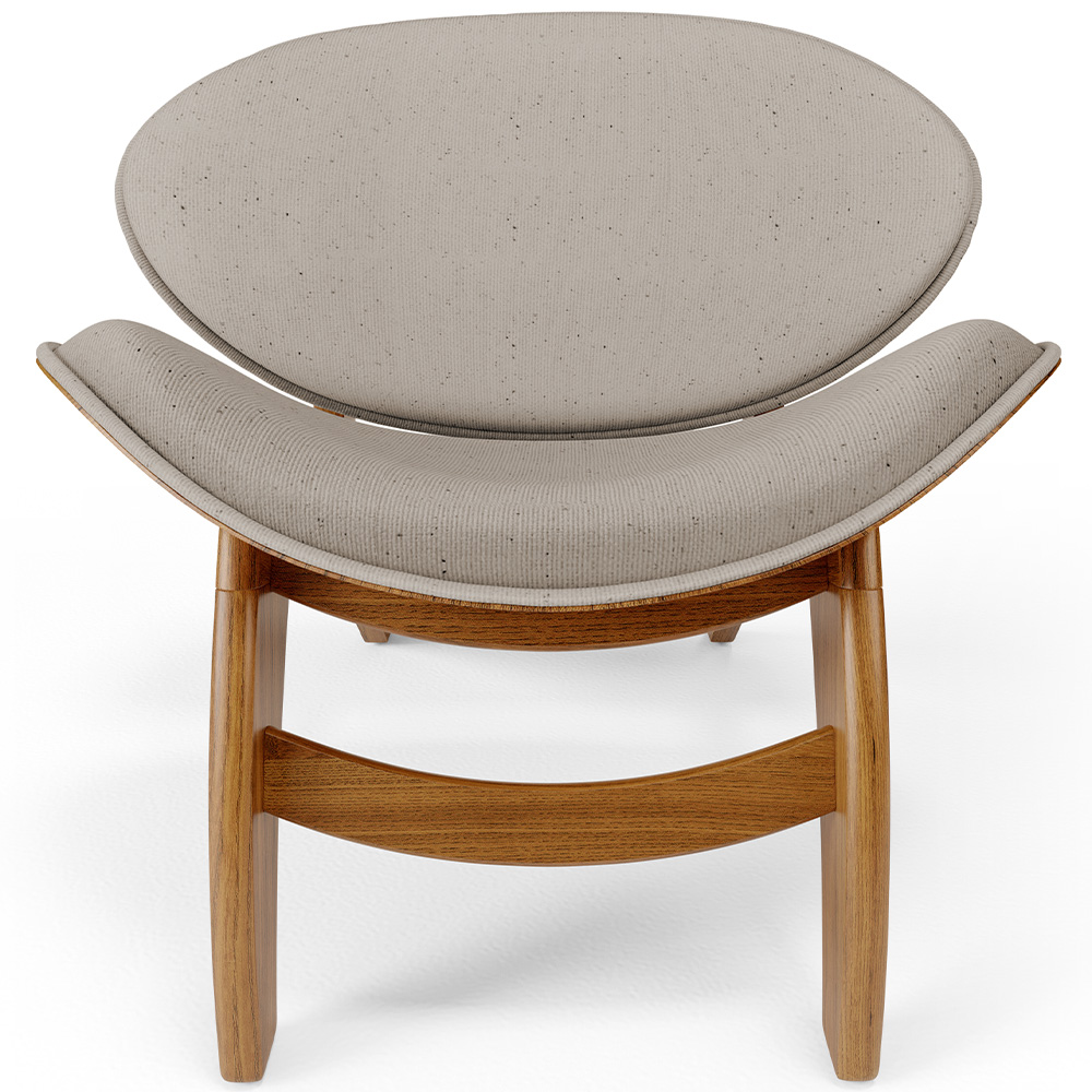 Kit 4 Poltronas Decorativa Orgânica Sala Living Kadosh L02 Linho Bege - Lyam Decor