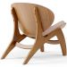 Kit 4 Poltronas Decorativa Orgânica Sala Living Kadosh L02 Linho Rosê - Lyam Decor