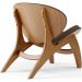 Kit 4 Poltronas Decorativa Orgânica Sala Living Kadosh L02 Suede Marrom - Lyam Decor