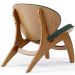 Kit 4 Poltronas Decorativa Orgânica Sala Living Kadosh L02 Suede Verde Musgo - Lyam Decor