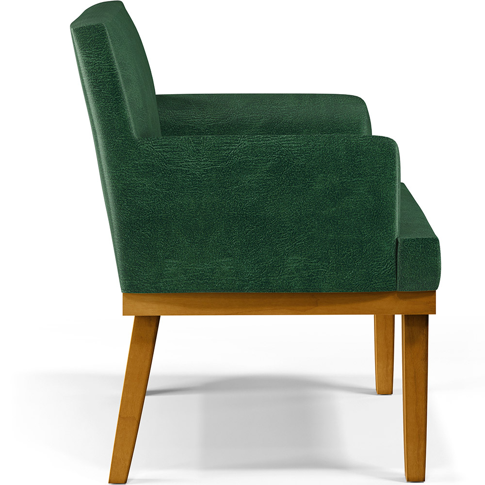 Kit 4 Poltronas Decorativas Para Sala De Estar E Recepção Beatriz W01 Facto Verde Musgo - Lyam Decor