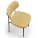 Kit 6 Cadeiras Decorativa Estofada Para Sala De Jantar Melina L02 Couríssimo Casco Fendi - Lyam Decor