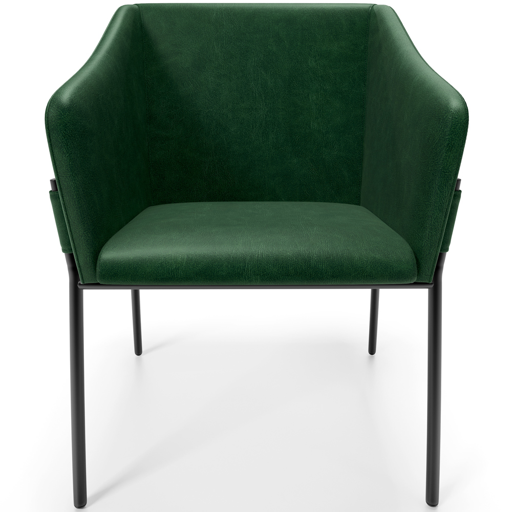 Kit 6 Cadeiras Para Sala de Jantar Estar Living Olívia L02 Couríssimo Verde - Lyam Decor