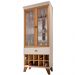 Kit Aparador 04 Portas Havana Com Cristaleira Luma B01 Off White Cinamomo - Lyam Decor