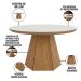 Kit Aparador Buffet 04 Portas Messina Com Mesa De Centro Ferrara D03 Freijó Off White - Lyam Decor