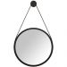 Kit Aparador Buffet Sala De Jantar Íris C04 Off Matte Freijó Com Espelho Adnet 54 cm Preto - Lyam