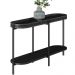 Kit Aparador Decorativo Sala de Estar com Mesa de Centro e Mesa Canto Nord L05 Preto - Lyam Decor