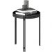 Kit Aparador Decorativo Sala de Estar com Mesa de Centro e Mesa Canto Nord L05 Preto - Lyam Decor