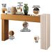 Kit Aparador Mesa Centro Espelhada Lord E Espelho Adnet Preto B01 Cinamomo Off White - Lyam Decor