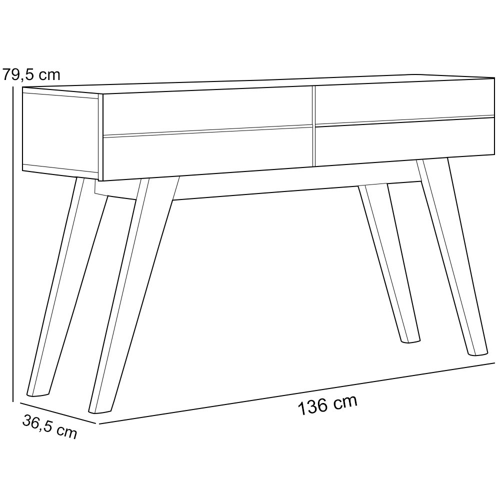 Kit Aparador Para Sala De Estar Com Mesa De Centro Meira C04 Off White Matte Freijó - Lyam