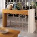 Kit Aparador Para Sala De Estar Lord Com Espelho Adnet Preto B01 Cinamomo Off White - Lyam Decor