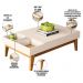 Kit Aparador Para Sala De Estar Valentim Com Mesa De Centro Nala B01 Cinamomo Off White - Lyam Decor