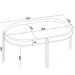 Kit Aparador Para Sala Estar Industrial com Mesa Centro Caramelo Nord L05 Nature Preto - Lyam Decor