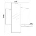 Kit Balcão Buffet Para Sala Estar Com Espelho Decorativo 91cm Atlanta N01 Ypê Off White - Lyam Decor