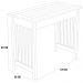 Kit Bancada Montana 120cm Cerâmica Com 04 Banquetas Altas Rústica Arizona W02 Imbuia - Lyam Decor