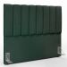 Kit Cabeceira Cama Box Casal 140 Cm Calçadeira Recamier Baú Dália W01 Linho Verde Musgo - Lyam Decor