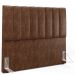 Kit Cabeceira Cama Box Casal 140cm Calçadeira Recamier Baú Dália W01 Couríssimo Marrom - Lyam Decor