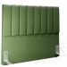 Kit Cabeceira Cama Box Casal 140cm Calçadeira Recamier Baú Dália W01 Facto Verde Musgo - Lyam Decor