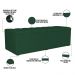 Kit Cabeceira Cama Box Casal 140cm Calçadeira Recamier Baú Dália W01 Suede Verde Musgo - Lyam Decor