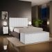 Kit Cabeceira Cama Box Casal 140cm Com Calçadeira Recamier Baú Dália W01 Facto Branco - Lyam Decor