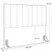 Kit Cabeceira Cama Box Casal 140cm Com Calçadeira Recamier Baú Dália W01 Suede Marrom - Lyam Decor