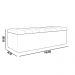 Kit Cabeceira Cama Box Casal 140cm Com Calçadeira Recamier Baú Dália W01 Suede Marrom - Lyam Decor
