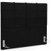 Kit Cabeceira Cama Box Casal 140cm com Calçadeira Roma W01 Couríssimo Preto - Lyam