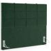 Kit Cabeceira Cama Box Casal 140cm com Calçadeira Roma W01 Couríssimo Verde - Lyam