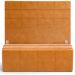 Kit Cabeceira Cama Box Casal 140cm com Calçadeira Roma W01 Couríssimo Whisky - Lyam